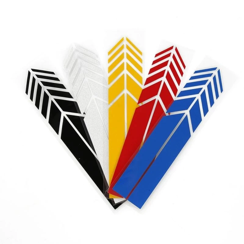 

Car Stickers Car Exterior Decoration 5 Colors 2Pcs Auto Rearview Mirror Stickers Reflective Decals Sports Style
