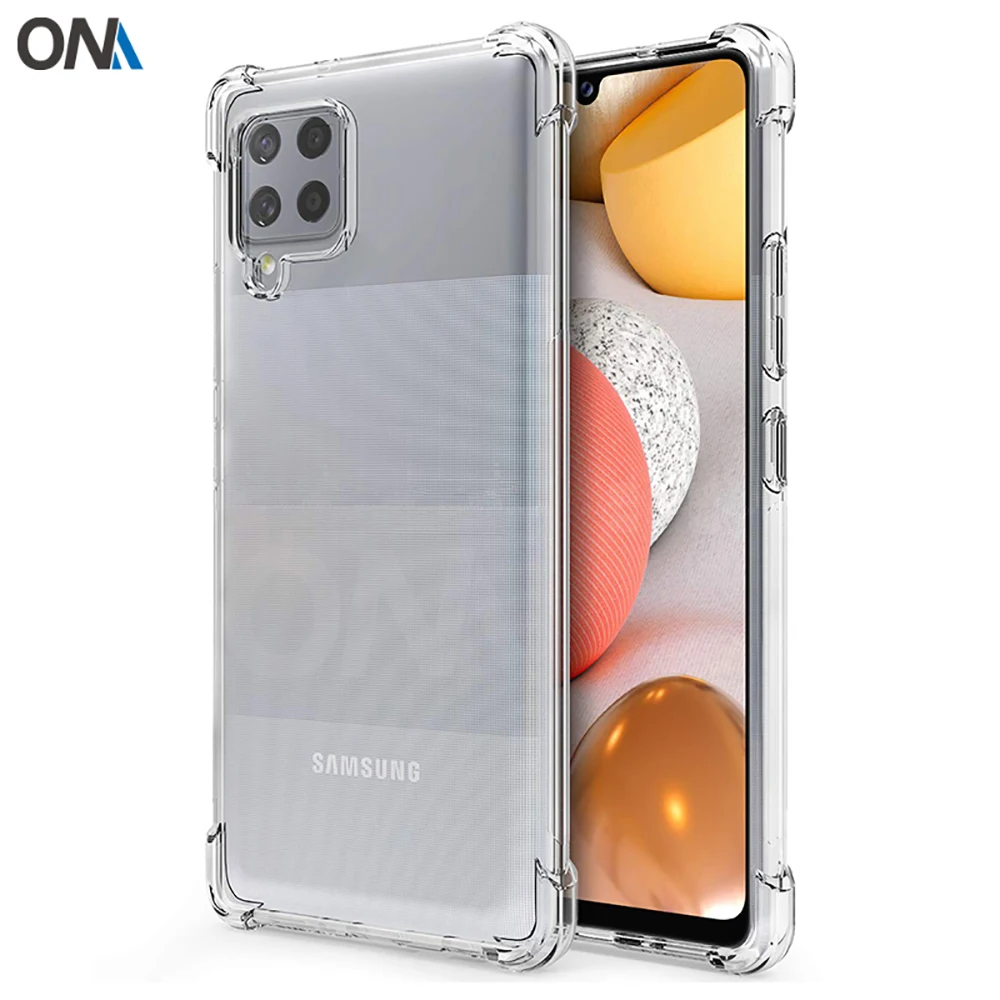

Shockproof Silicone Case for Samsung Galaxy A10 A10E A10S A11 A20 A20E A20S A30 A31 A40 A41 A42 M10 M01s Back Cover