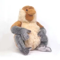 23cm lifelike sitting proboscis monkey stuffed animal toys malaysia travel cute lazy monkey plush toy doll gift