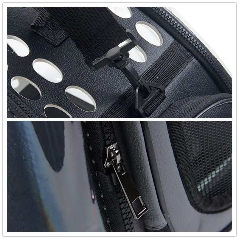 MESNUG прозрачная сумка-переноска для кошек дышащая сумка на ремне щенков складная