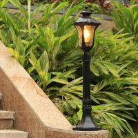 european lawn lamp outdoor waterproof antirust american garden street lamp villa courtyard outdoor lawn column lamp