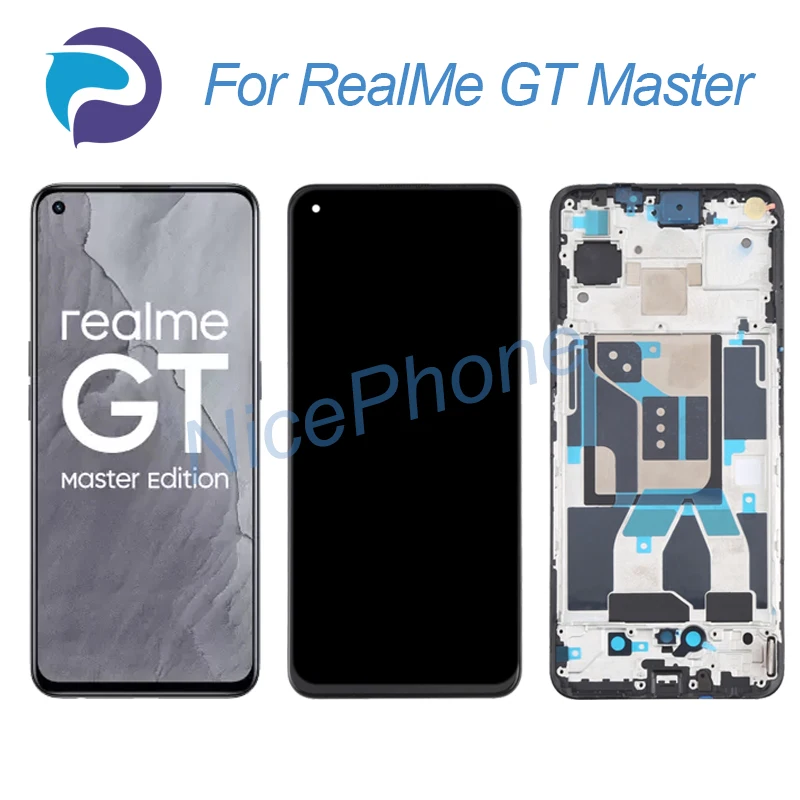 ЖК-экран + сенсорный дигитайзер для RealMe GT Master 2400*1080 RMX3363, RMX3360, ЖК-экран для RealMe GT Master