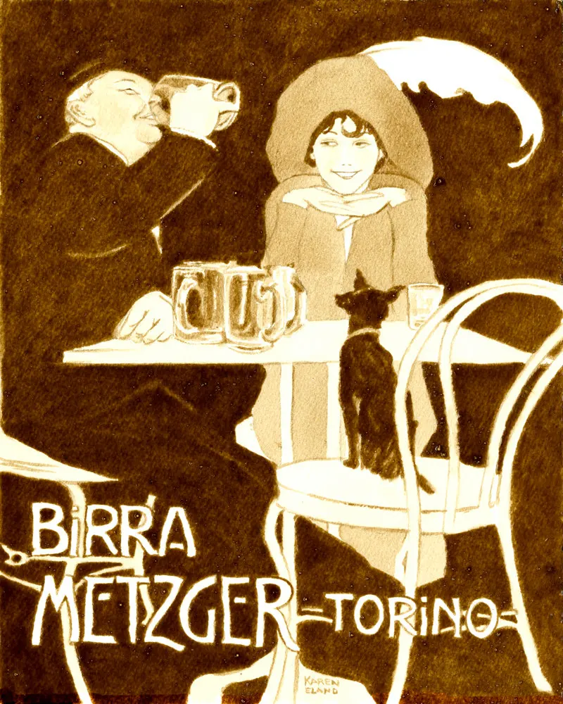 Креативная винтажная ретро-наклейка на стену пива в японском стиле с крафтовым