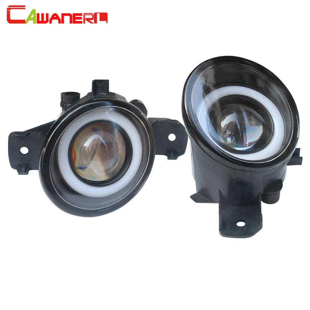 

Cawanerl For Nissan Urvan 2010 2011 2012 2013 Car 3000LM LED Fog Light Angel Eye Daytime Running Light DRL White 12V 2 Pieces