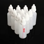 Пластиковый ПЭНП сжимаемые бутылки-капельницы для жидкости для глаз, 50 шт.