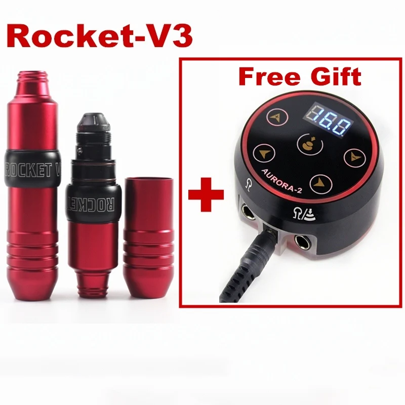 2019 Новое прибытие Rocket-V3 насадка для татуировочной машины Мощный Тихий с Аврора-II