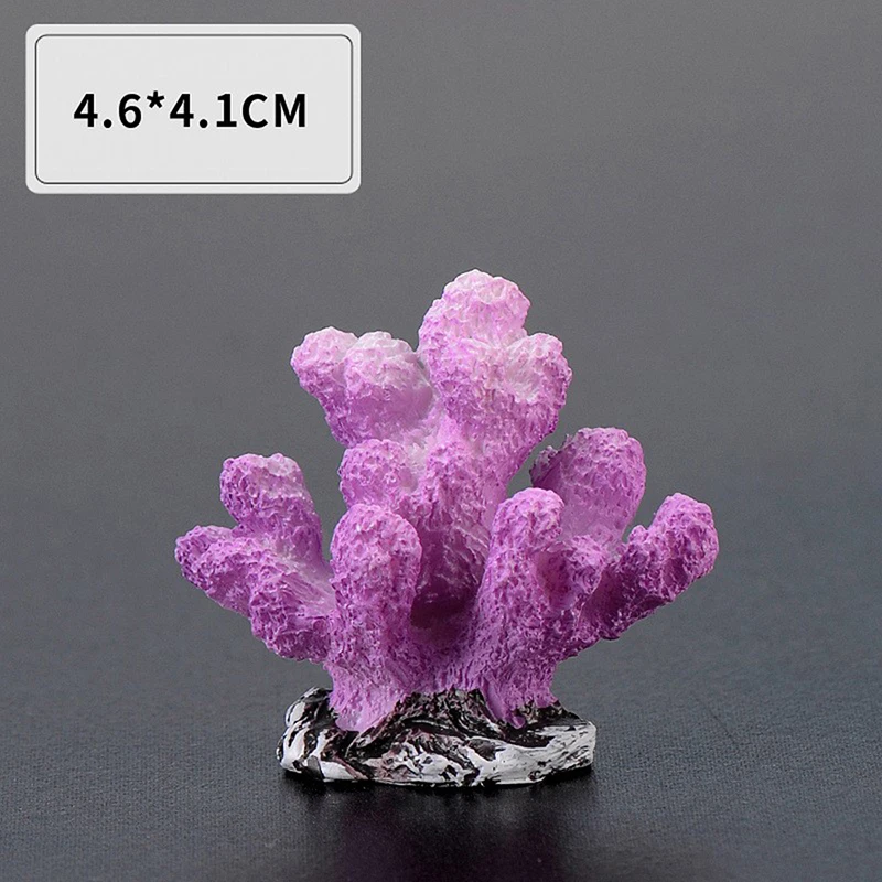 

Colorful Resin Aquarium Artificial Coral Reef Decoration Fish Tank Coral Stone