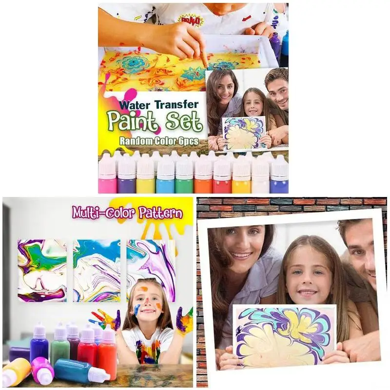 

Hydrographics Water Transfer Marbling Painting Set Painting on Water Drawing Tools Kit MAZI888