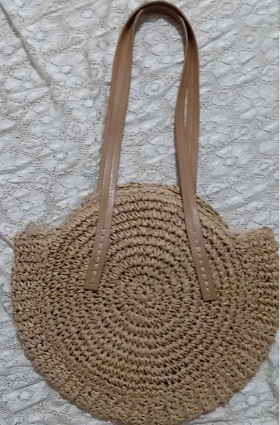 6Small Brown REALPERKY женские летние круглые соломенные сумки женские ручные тканые круглые пляжные сумки из ротанга Женская богемная сумочка в стиле Бали через плечо - Цвет: 6Small Brown