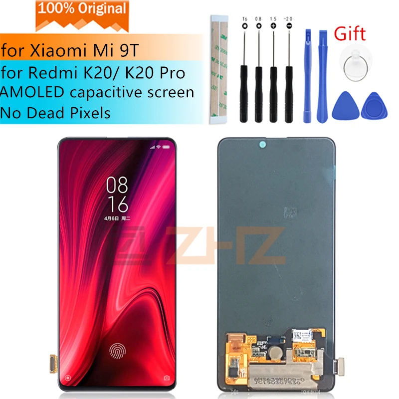 Amoled для Xiaomi mi 9T ЖК-дисплей кодирующий преобразователь сенсорного экрана в сборе для Red mi K20 lcd K20 Pro запасные части для ремонта