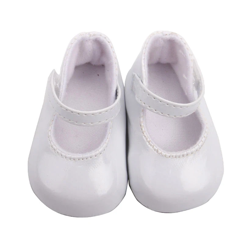 18 дюймов американская кукла для девочек круглый носок PU принцесса Туфли под