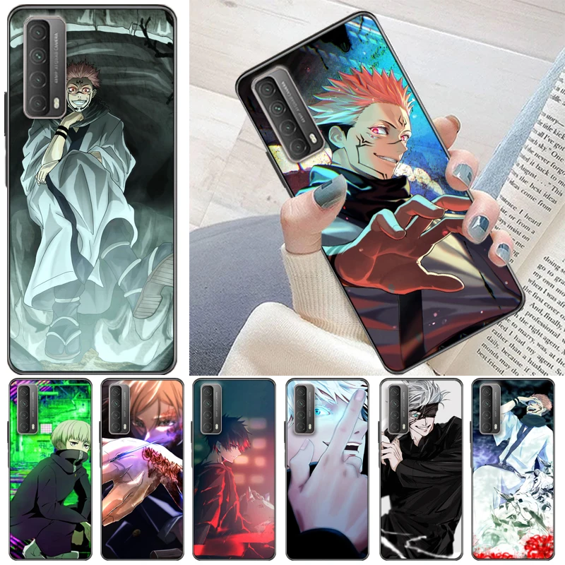 

Jujutsu Kaisen Yuji Itadori Satoru Gojo Sukuna Fushiguro Megumi Phone Case For Huawei P Smart Z 2019 2021 Coque Funda Cases