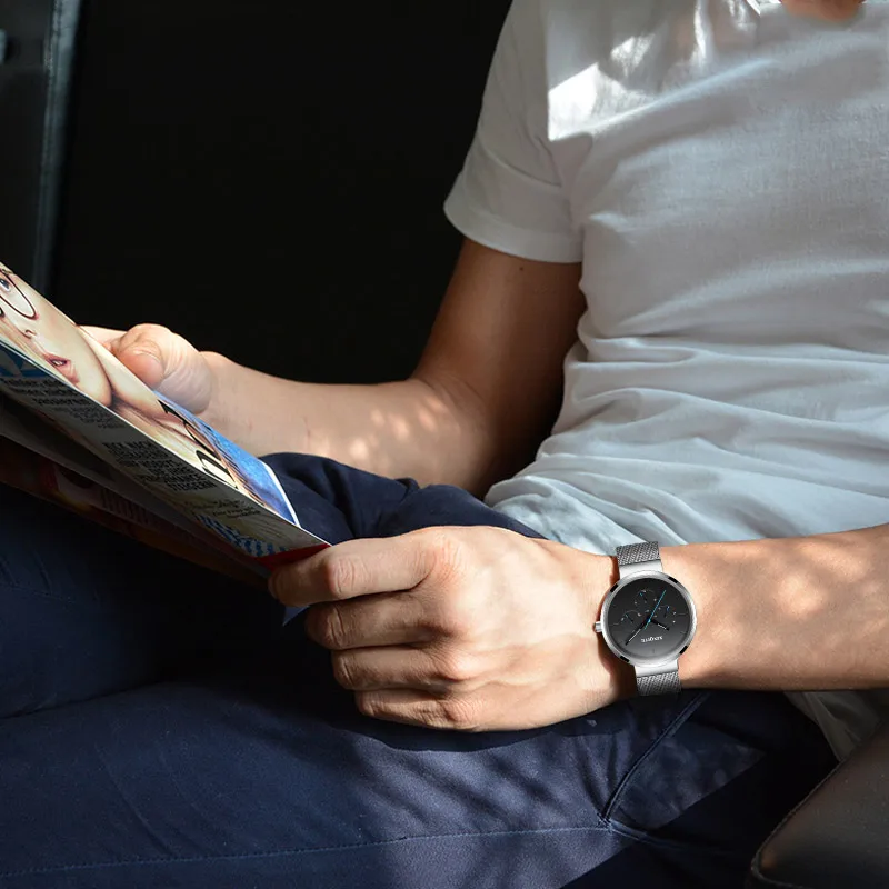 Мужские спортивные часы XINQITE люксовый бренд мужские водонепроницаемые со