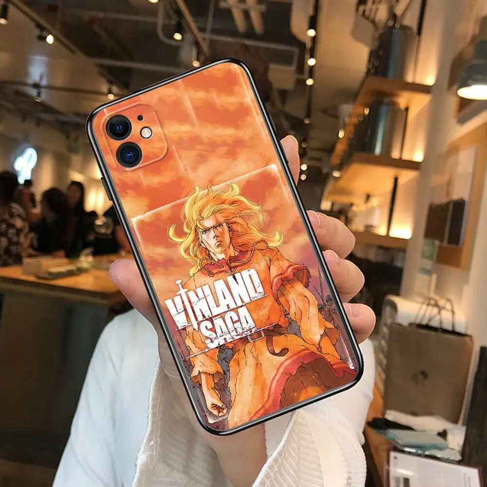 Аниме vinland Сага чехлы для телефонов iphone 11 Pro Max Чехол 12 8 PLUS 7 6S XR X XS mini мобильный