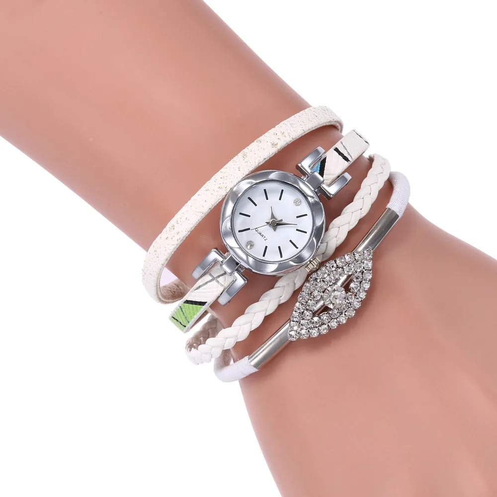 

2021 Creative Diamond Eye Accessories Bracelet Watch Retro Ethnic Style Women's Quartz Watch Gift Watch