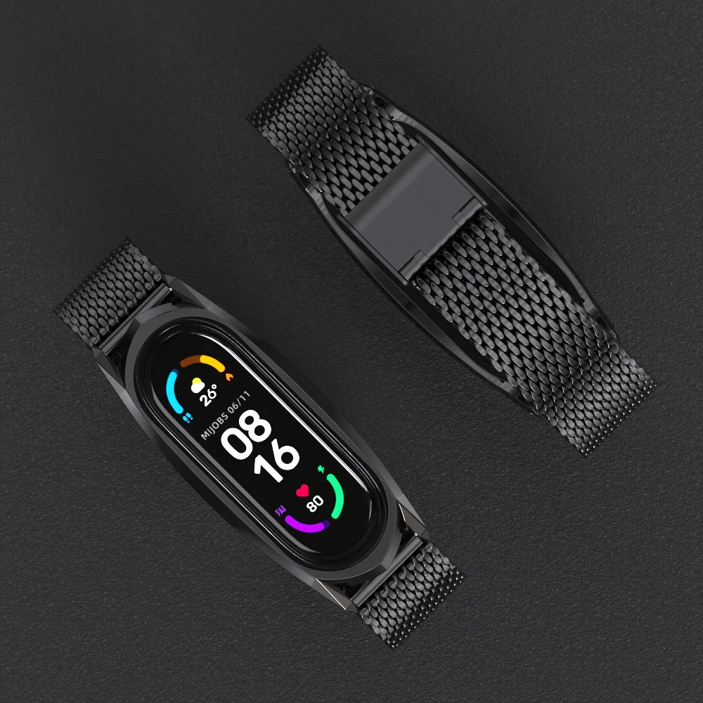 Ремешок Миланская петля для Xiaomi Mi M3 M4 M5 M6 браслет из нержавеющей стали наручных