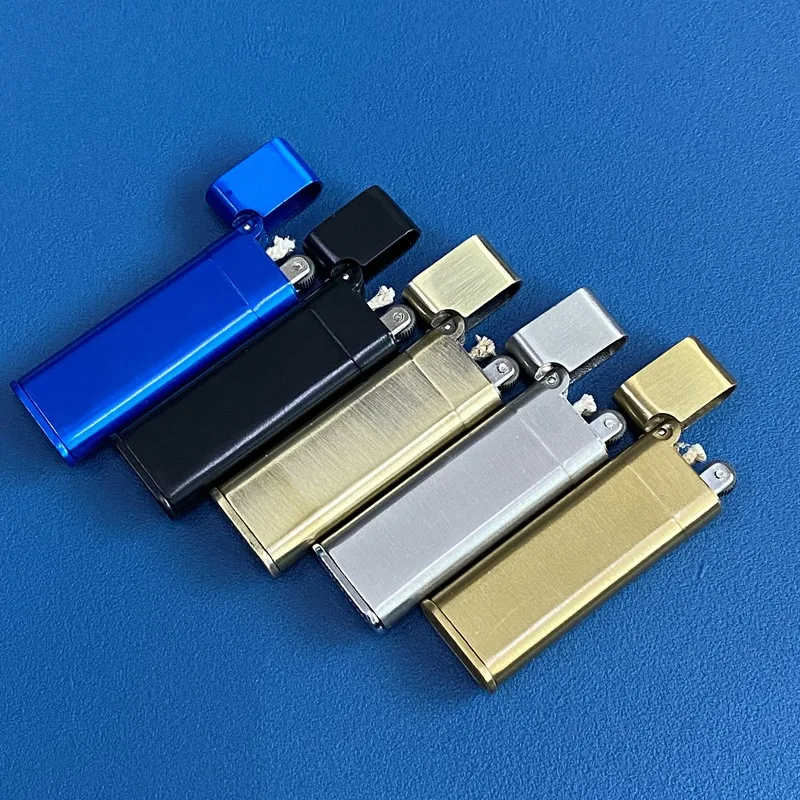 

Short Ultra-thin Wheel Kerosene Lighter Smoking Accessories for Weed Lighters for Smoking Weed Regalos Para Hombre Originales