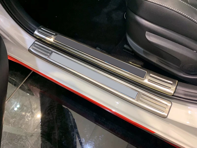 Для Kia K3 Forte Cerato 2019 2020 2021 Нержавеющая Накладка на порог накладка педаль защита для