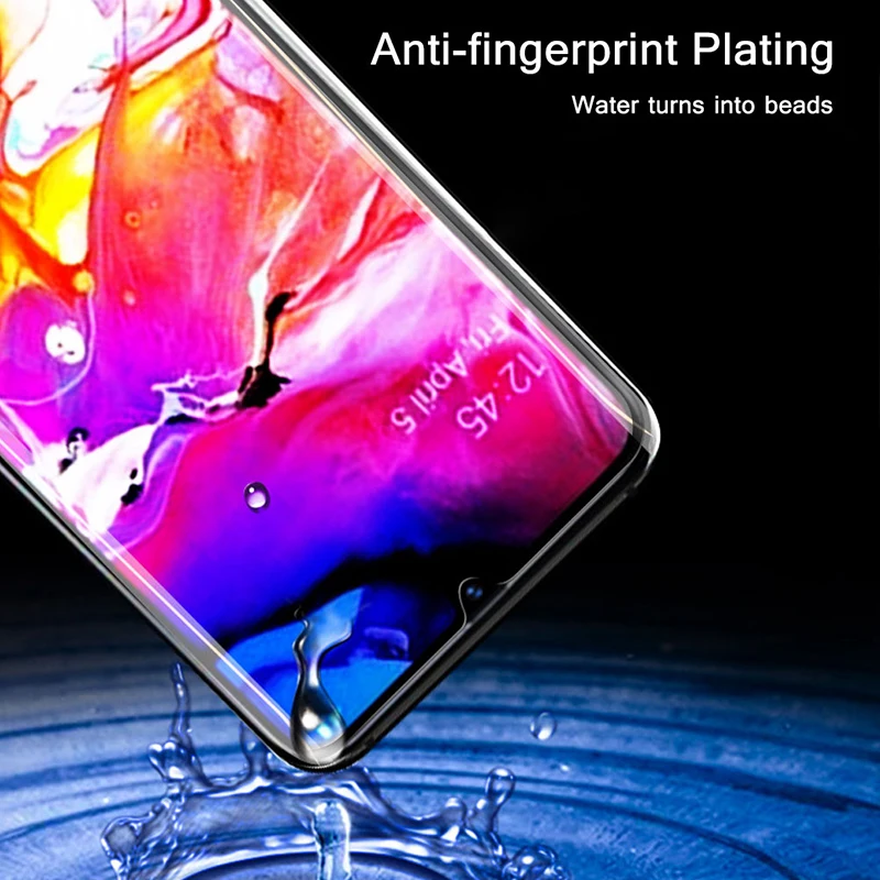 Vidrio templado para Samsung Galaxy M30S, Protector de pantalla M307F, pegamento completo, pel&iacute;cula de borde curvo 3D, 2 uds.-2