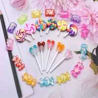 variety of kind cute candies resin pendants crafts diy making findings handmade jewelry for children diy earring necklace