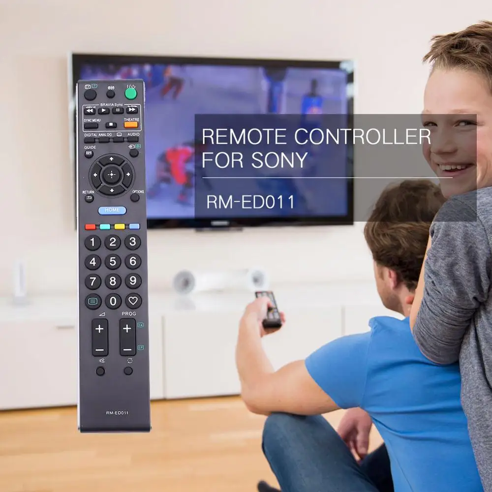 Замена RM-ED011 пульт дистанционного управления RC батарея работает для sony tv черный