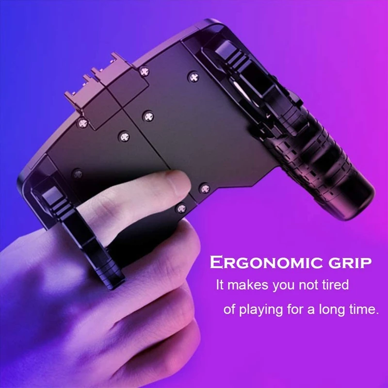 

Mobile Game Controller for PUBG/Call of Duty Buttons L1R1 Shooter Joystick Gamepad for iPhone & Android Phone