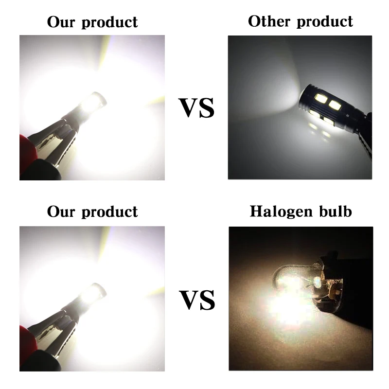 

2pcs t10 led Bulb w5w LED Car DRL 3030 9SMD 194 168 Clearance Lights Reading Interior Lamp 12V 6000k White New