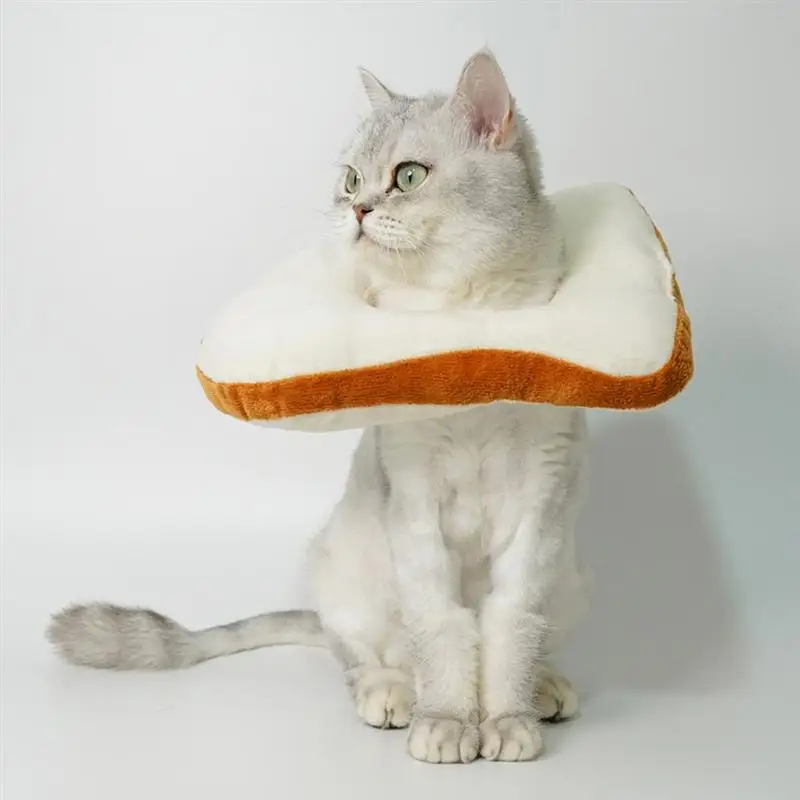 1 шт. милый головной убор в форме хлеба для кошек хлопковый забавные домашние