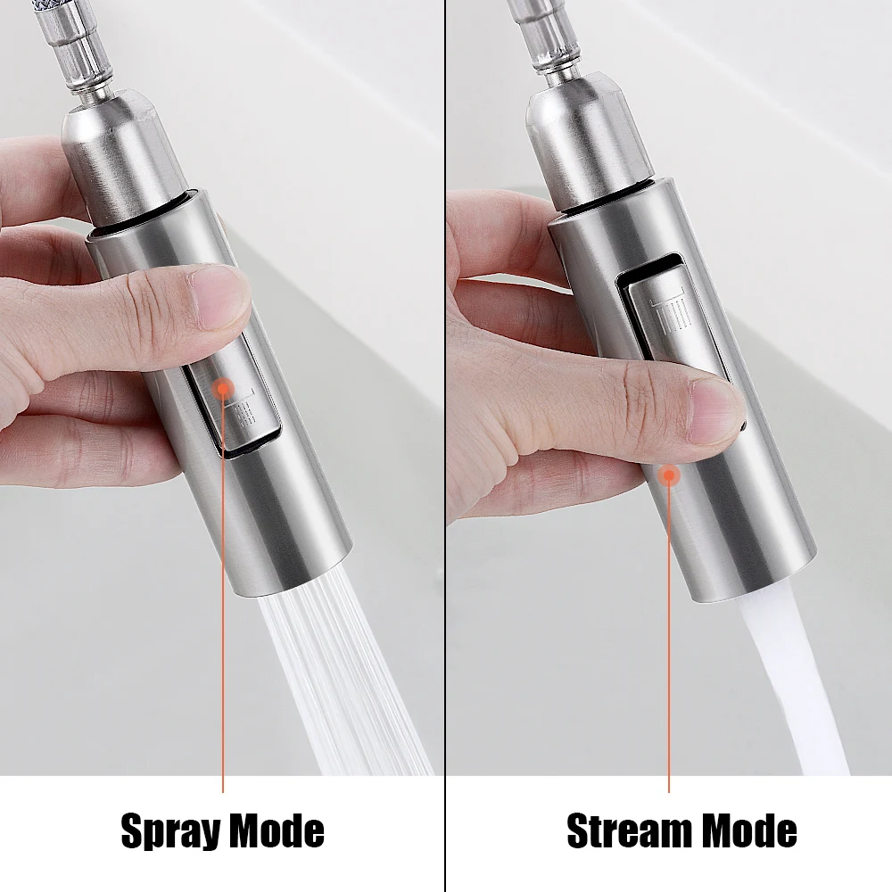 Кухонный смеситель с выдвижным датчиком умный черный сенсорный кран для горячей