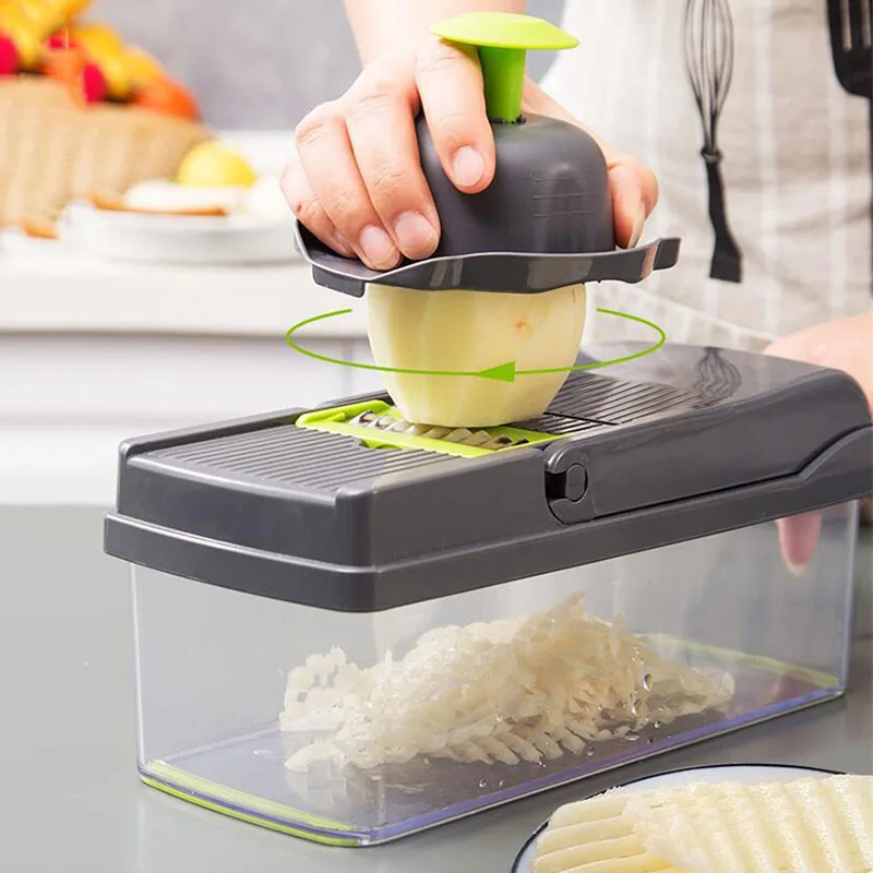 мультислайсер 9 в 1 клипсатор для сетки овощерезка кухонный лук нарезанный