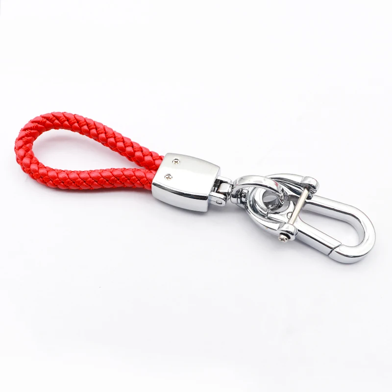

key chain accessories fashion creative braided rope metal logo lanyard for keys suitable for Acura- MDX ILX TL RL RDX ZDX TLX