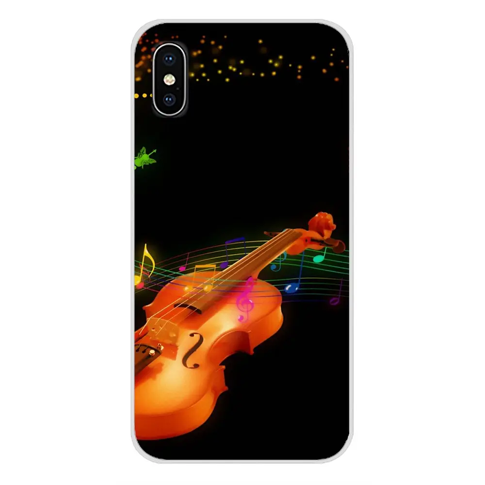 Чехол для телефона чехлы с музыкальными нотами скрипкой классической музыкой