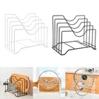 Кухонный слив полка для ножей, держатель разделочной доски для измельчения, кастрюли, крышки, подставки, формы для выпечки, органайзер для журналов