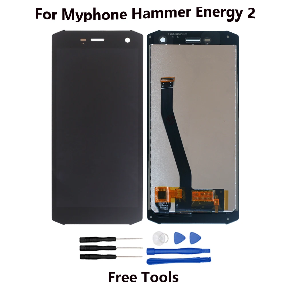 

ЖК-дисплей с сенсорным экраном 5,5 дюйма для Myphone Hammer Energy 2, дигитайзер для Hammer Energy 2, запчасти для ремонта ЖК-дисплея