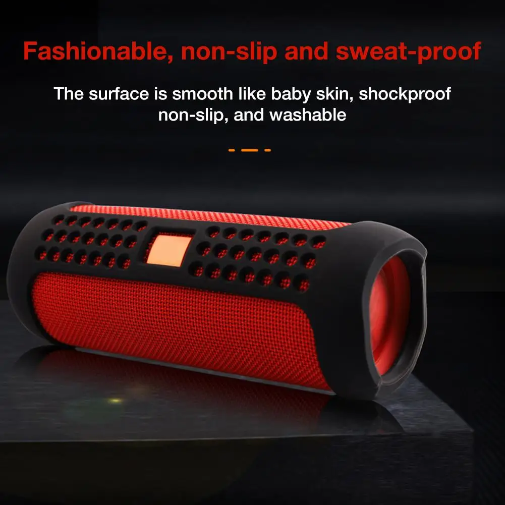 Портативный Силиконовый протектор для JBL Flip 5 динамиков защитный чехол