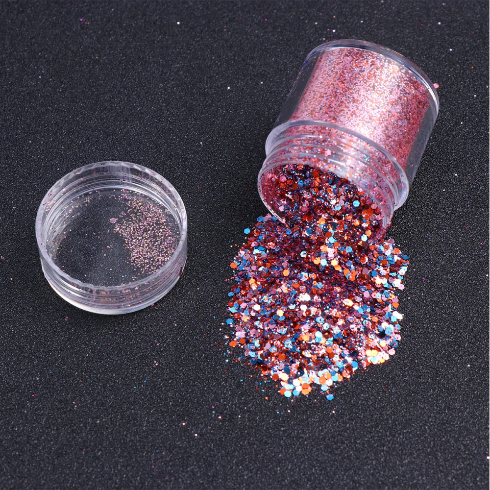 

12 Boxes Manicure Shining Paillettes Gradient Fingernail Sequins Nail Art Decoration for Girls Women