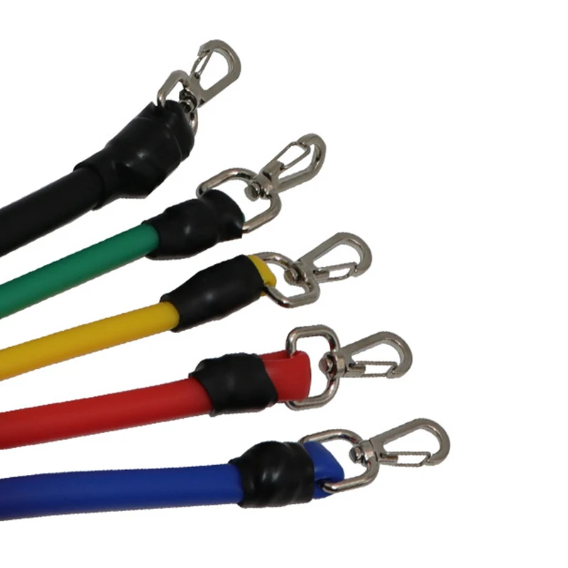 11 шт. Набор резинок для йоги фитнеса тренажерного зала Тяговая веревка резиновая