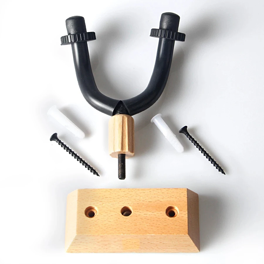 Гитара из твердой древесины крючок Вешалка настенное крепление подставка