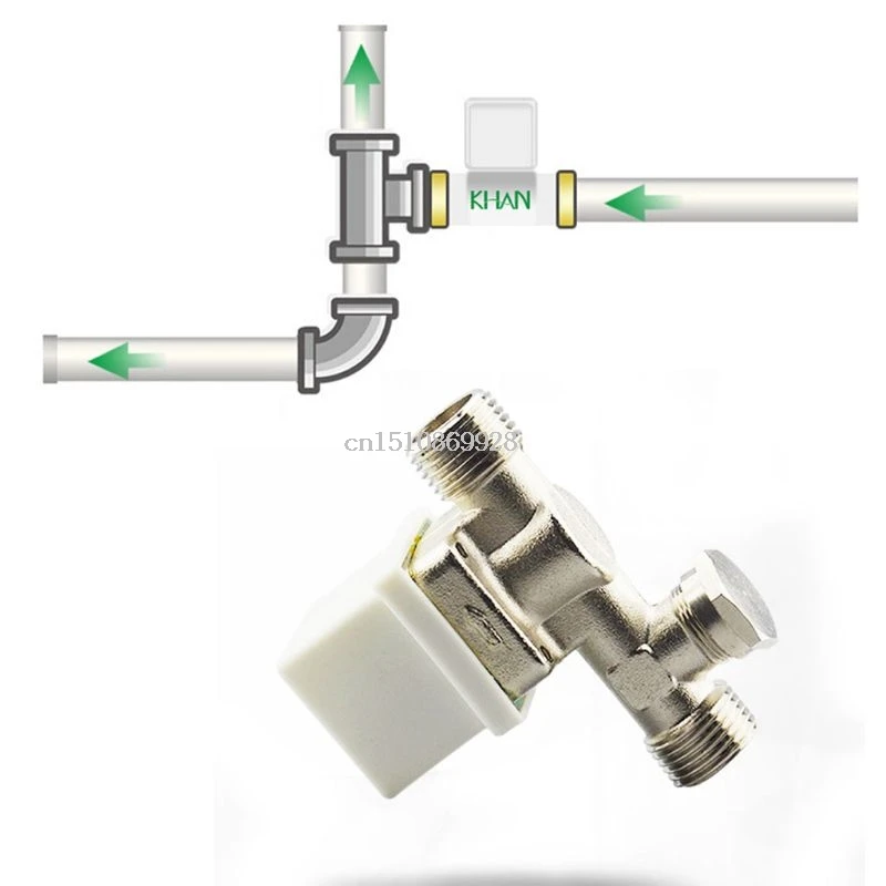 

AC 220V Brass 1/2" Electric Solenoid Valve Water Air N/C Normally Closed Water
