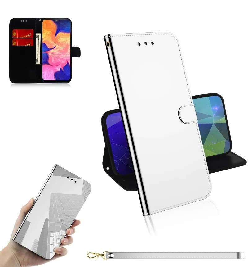 Чехол для Xiaomi Redmi 8A 8 7 чехол с откидной крышкой ударопрочный магнитным зеркалом