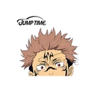 JumpTime 13x9,9 см для Sukuna Ryoumen, виниловая Автомобильная наклейка на лобовое стекло