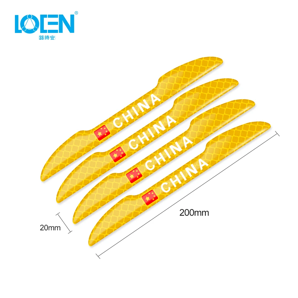 Новая Автомобильная Светоотражающая полоса Предупреждение ющая наклейка знак