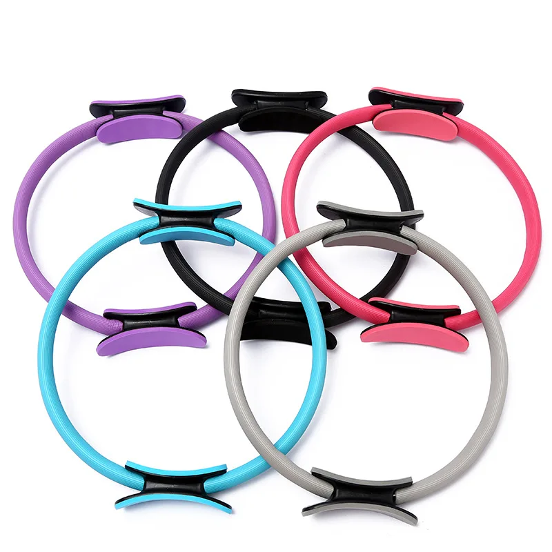 

38cm Professional Yoga Circle Pilates Ring Women Girls Fitness Circle Magic Dual Exercise Home Gym Workout Sports Lose Weight