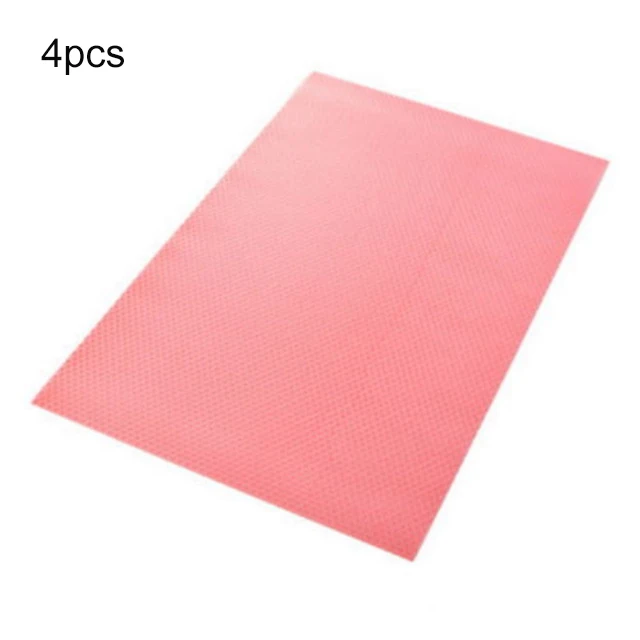 Pink 4PCS 4 шт./1 шт. Экологичные водонепроницаемые подушечки для холодильника антибактериальные противообрастающие плесени против мороза влагопоглощающие подушечки - Цвет: Pink 4PCS