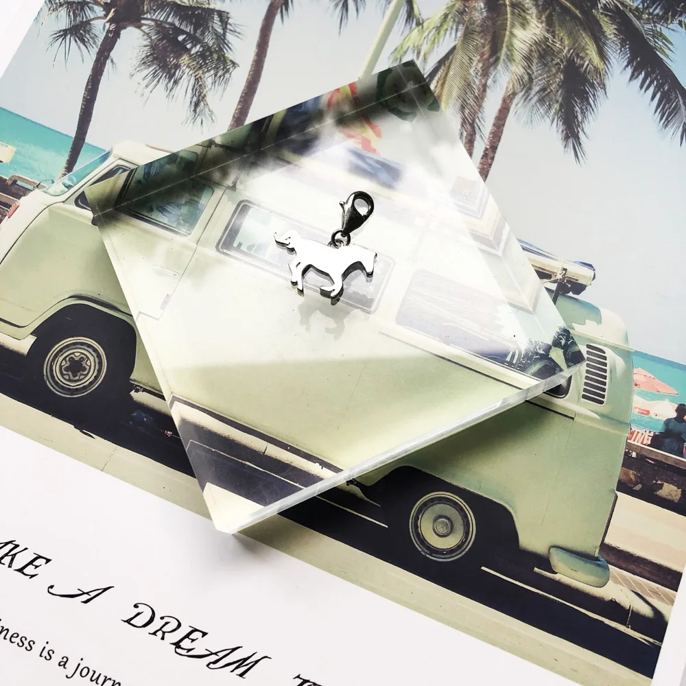 Подвеска в виде бегущей лошади Весенняя бижутерия 2020 пробы серебро 925 модный