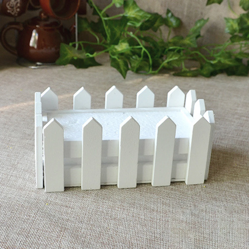 Wooden Flower Pot Fence Plant Basket Container Planter Home Garden Wedding Decor Artificial Flowerpot Decoration | Дом и сад