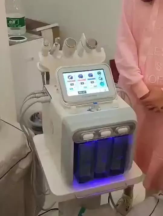 

Кислородная Машина для лица 6 в 1 h2 o2, омоложение кожи, удаление морщин