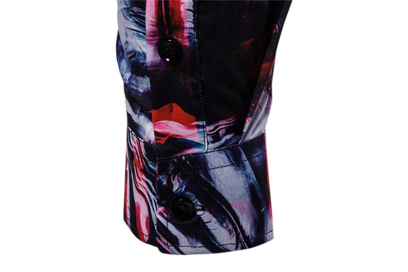 

Mens Slim Fit Button Down Dress Shirt Tuxedo Shirts 2019 Autumn New Floral Shirt Men Party Wedding Shirt Male Camisa Masculina