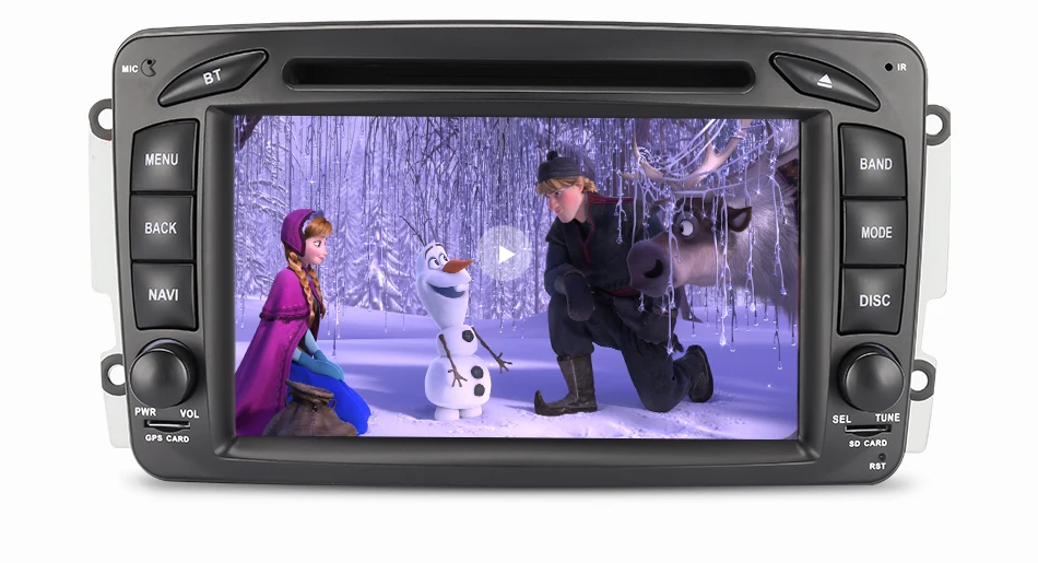 Eunavi 2 Din 7 ''Android 9,0 автомобильный DVD для Mercedes Benz CLK W203 W208 W209 W210 W463 Vito Viano четырехъядерный Радио стерео с dsp