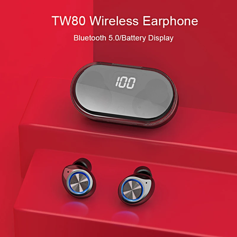 LIGE новые TWS Bluetooth 5 0 наушники с микрофоном/сенсорным управлением/HD